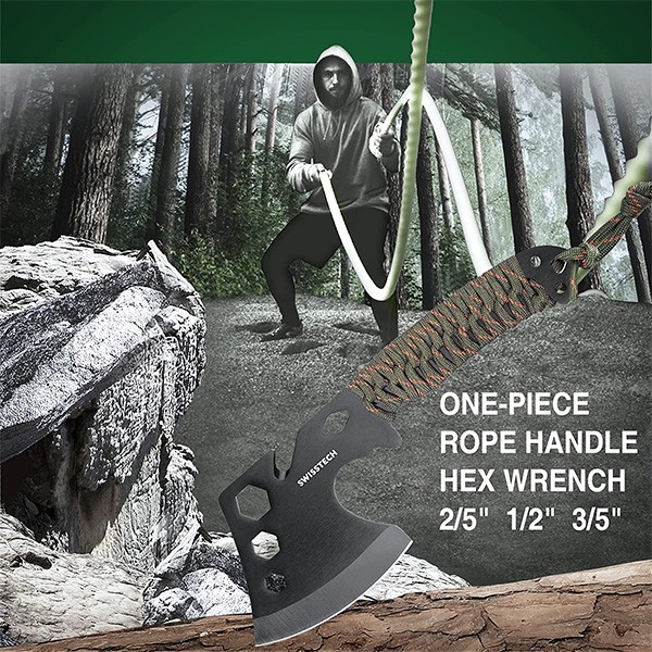Swiss-Tech Camping Tool Set Hatchet Wrench Swiss-Tech Camping Tool Set Hatchet Wrench
