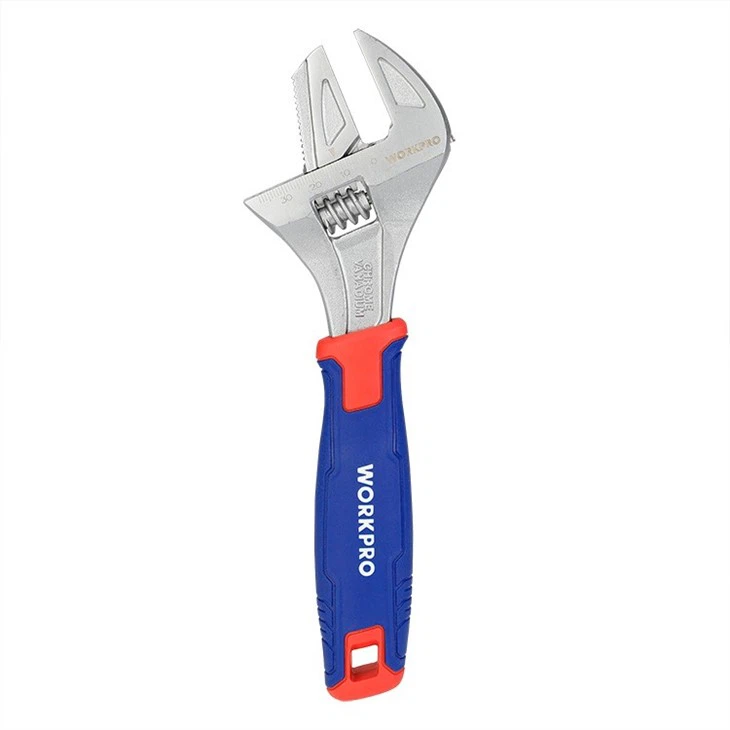 Extra Wide Opening Adjustable Wrench