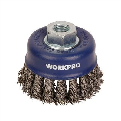 Twisted Wire Brush Angle Grinder