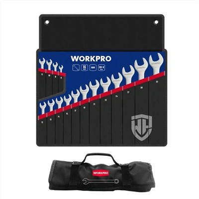 Wrench Set in Roll-up Pouch