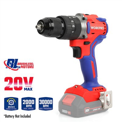 20V BRUSHLESS HAMMER DRIVER DRILL