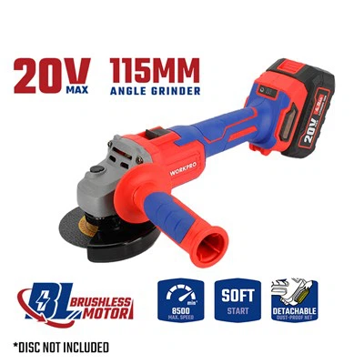 20V 115mm BRUSHLESS ANGLE GRINDER