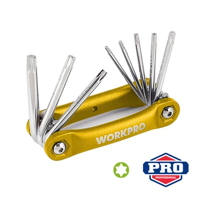 8PC FOLDING TORX KEY SET