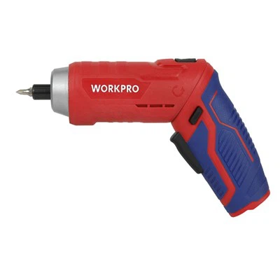 WORKPRO 11PC 3.6V LI-ION USB RECHARGEABLE PIVOTING SCREWDRIVER KIT-RED