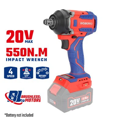 WORKPRO 20V BRUSHLESS IMPACT WRENCH