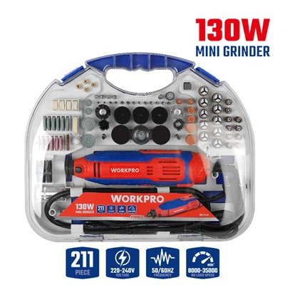 WORKPRO 211PCS MINI GRINDER SET