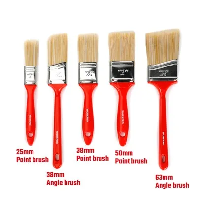 WORKPRO 5PC PLASTIC HANDLE PAINT BRUSH SET