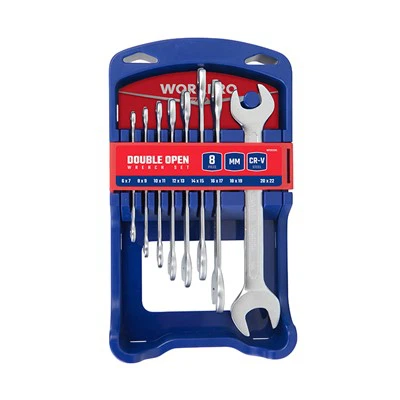 WORKPRO 8PC DOUBLE OPEN WRENCH SET
