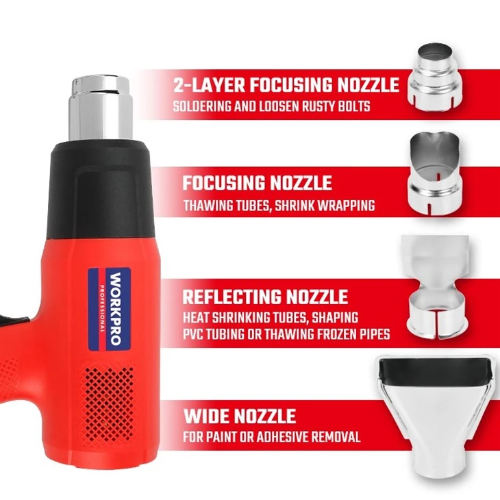 WORKPRO 2000W HEAT GUN factory