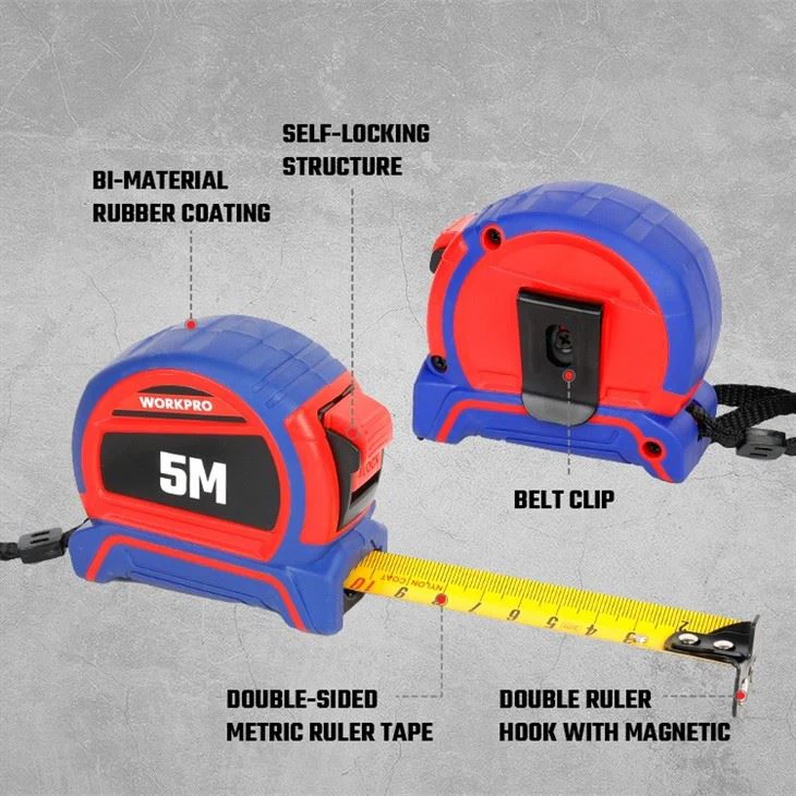 WORKPRO 3MX16MM MAGNETIC MEASURING TAPE WITH NYLON COATED BLADE suppliers