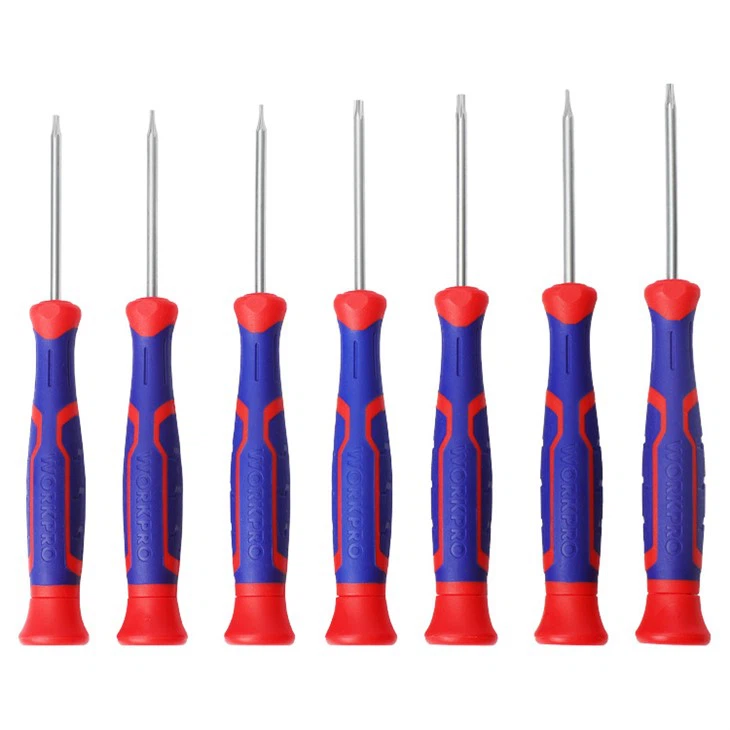 WORKPRO 7PC CR-V PRECISION SCREWDRIVER SET（TORX）