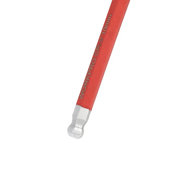 WORKPRO 9PC SHORT ARM BALL POINT HEX KEY SET(SAE) high quality